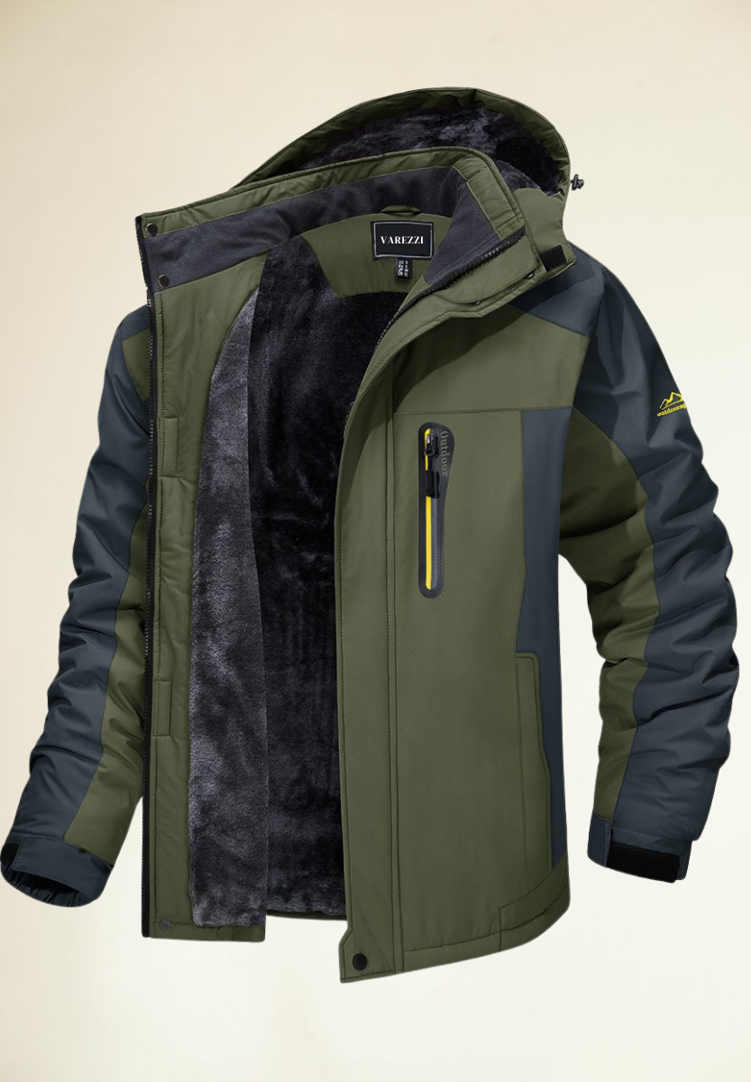 Outdoor Jacket with Waterproof Shell