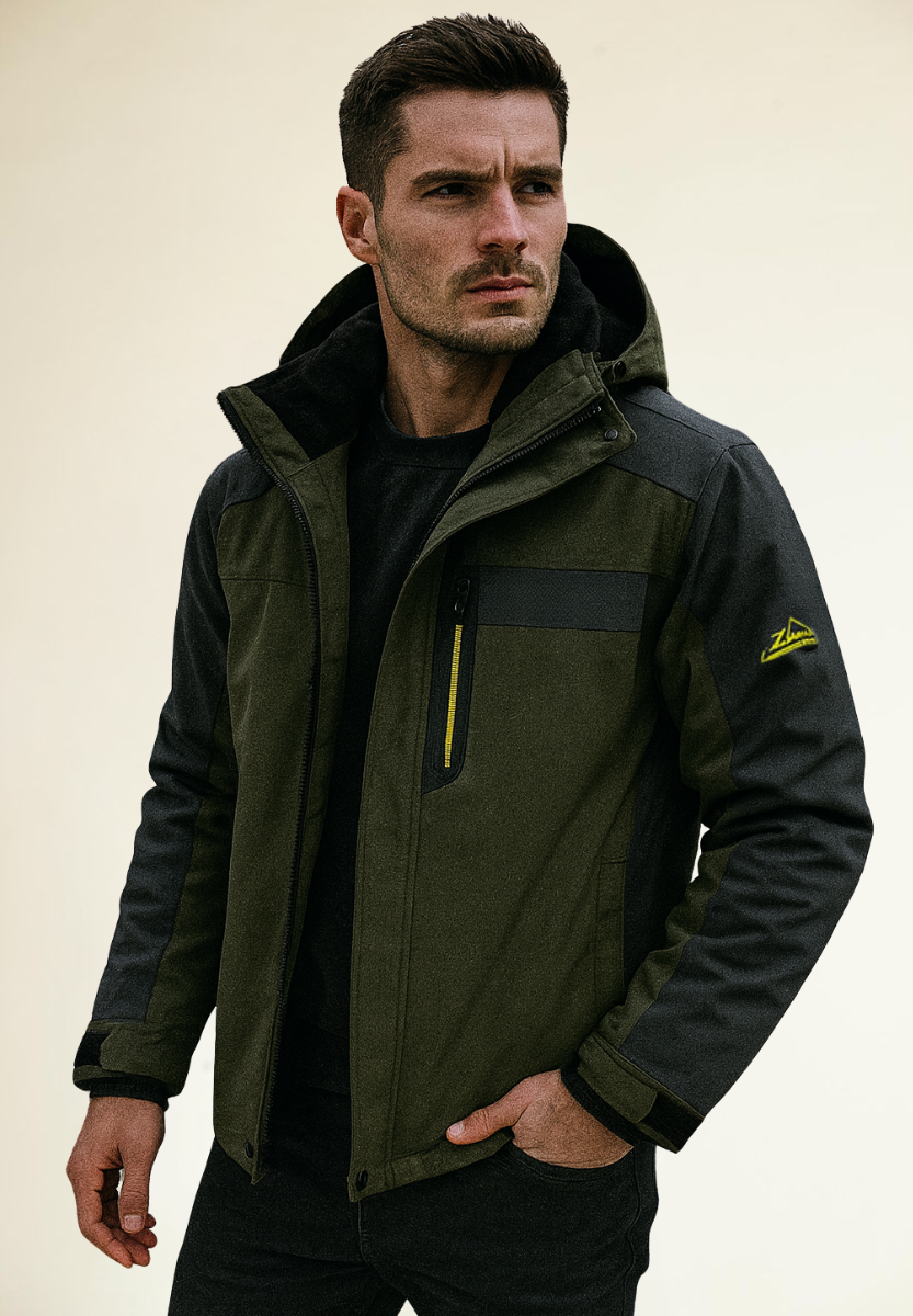 Outdoor Jacket with Waterproof Shell